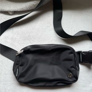 lululemon athletica Black Belt Bag Minimalist Design